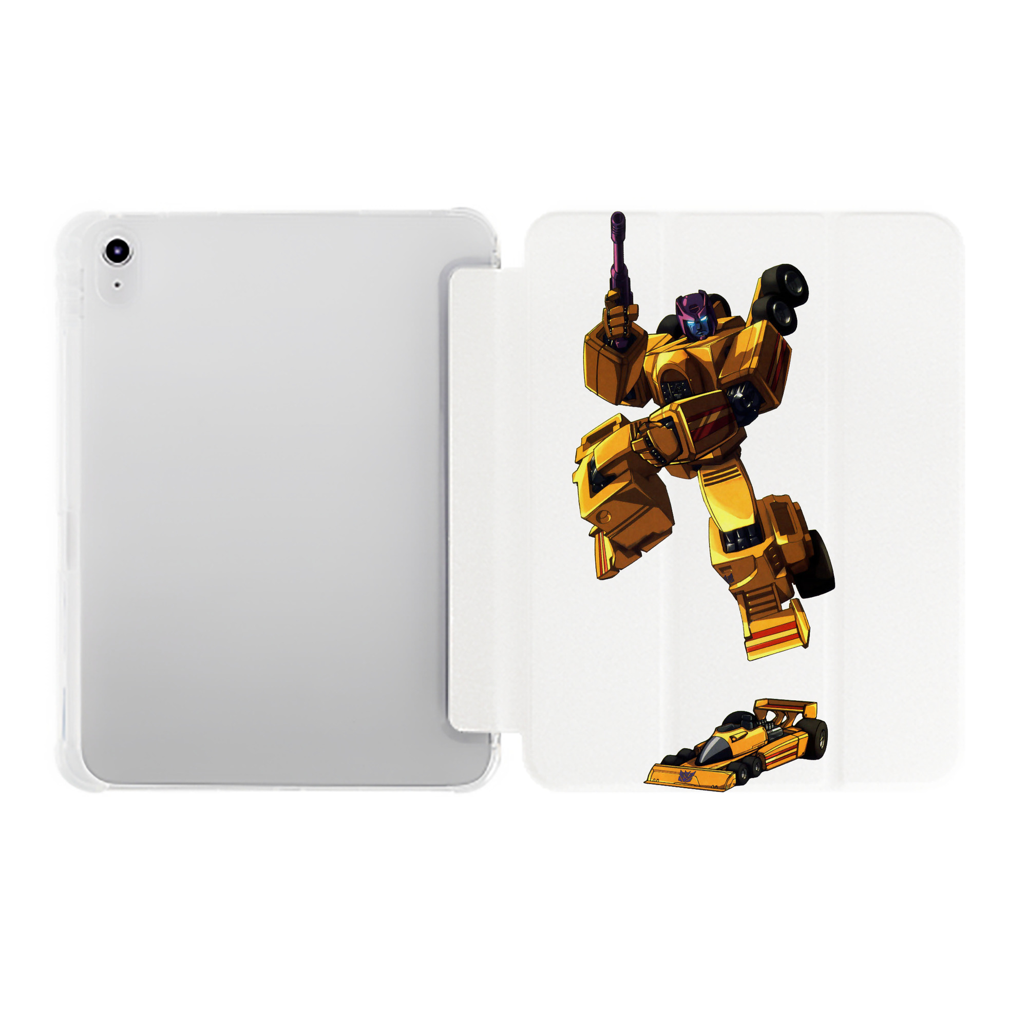 （画像用）  IPad ケース ペン収納付き 三つ折りスタンド PUレザー×シリコン 対応機種9.5/10.5/10.9インチ